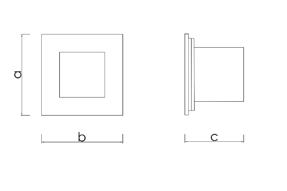 Lima SQUARE DOWNLIGHT